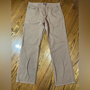 Thelonious C New York Mens Beige Tan Khaki School Uniform Jeans Pants Size 32x30